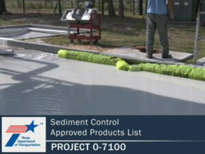 Sediment Control Approved Products List.